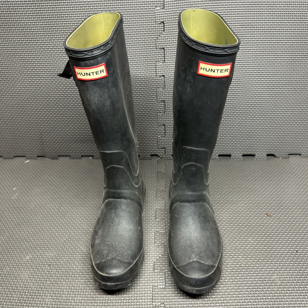 Matte Black Hunter Huntress Field Boots